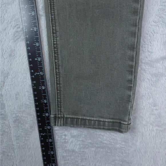 ZLZ Denim Jeans Mens 28x31 Green Skinny Leg Stretch - Picture 8 of 12